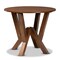 Baxton Studio Ariane Modern and Contemporary Grey Fabric and Walnut Brown Finished Wood 5-Piece Dining Set 174-9883-10899-Zoro - alternate 6
